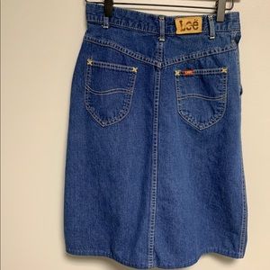 VTG LEE Denim Skirt Size 10